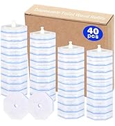 40 Count Disposable Toilet Wand Refills for Clorox Toilet Wand Refills, 5X Cleaning Power Scrubbe...