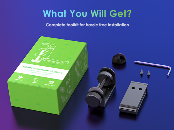 Foldable Headphone Hodler