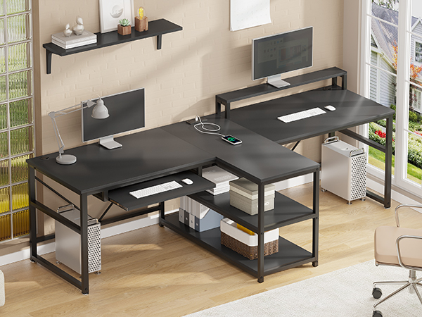 two person desk