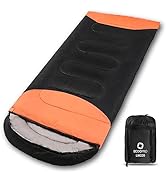 Extra Large Camping Sleeping Bag, 4 Season Sleeping Bag for Adults, Teens Indoor &amp; Outdoor Use - ...