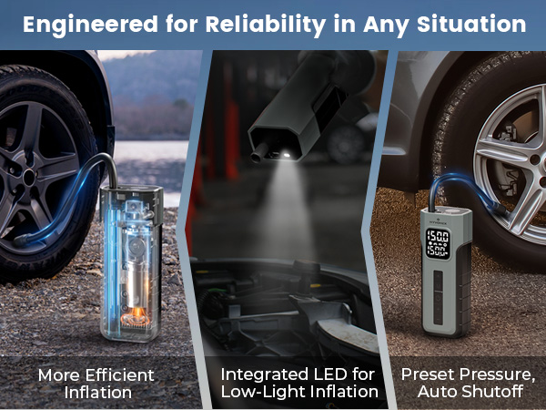 Tire Inflator Portable Air Compressor