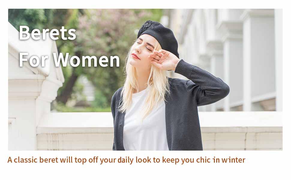 A classic beret will top off your daily look to keep you chic in winter