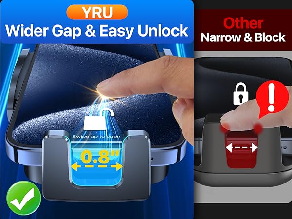 suction cup phone holder with car vent clip, cell phone holder for car mount