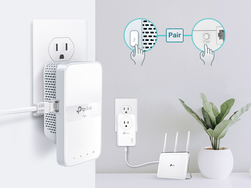 Plug and Play with Pair function, No Configuration Required