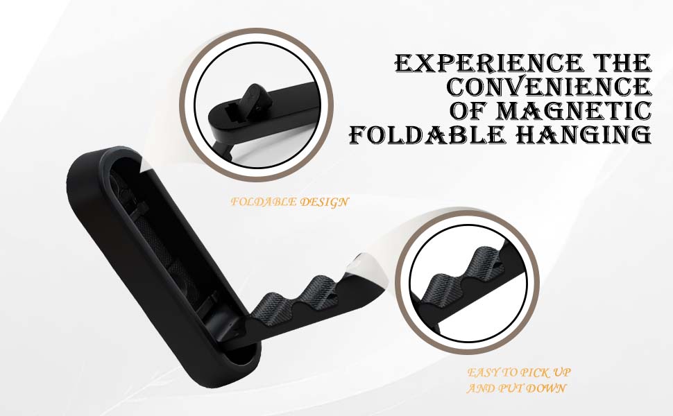 2 pack foldable wall hooks for entryway coats hats and bags