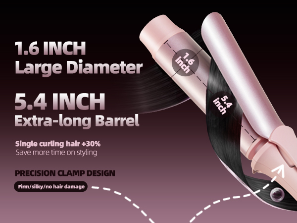 large barrel curling iron