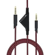 Mcbazel 2M 6.5 Feet Replacement Headset Cable with Volume Control for Astro A10/ A30/ A40, Headse...