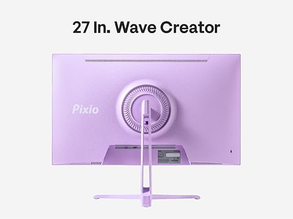 Pixio PX27U Wave Purple 27 inch 160Hz Refresh Rate 4K 3840x2160p Resolution Fast IPS Panel 1ms GTG R...