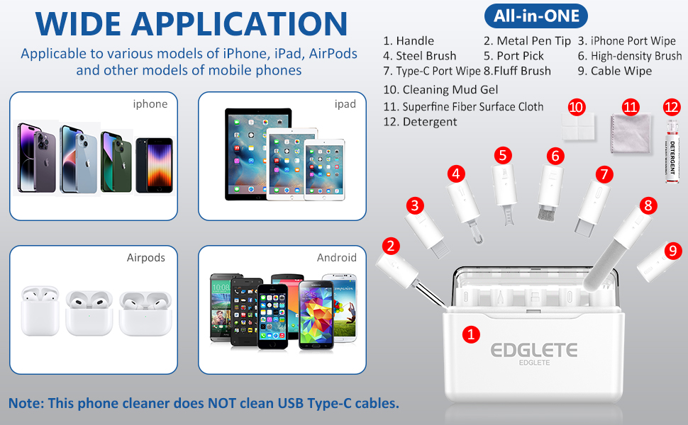 iphone charger cleaning kit
