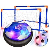 Hover Soccer Ball Set with 2 Goals, Indoor Toys for Boys Age 6-8, Kids Soccer Gift for Boys 8-12,...