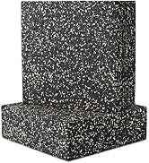 BXI Subwoofer Isolation Pad - 2 Pcs 6 X 6 X 2 Inches Bass Reduction Floorstanding Speakers Mat Ri...
