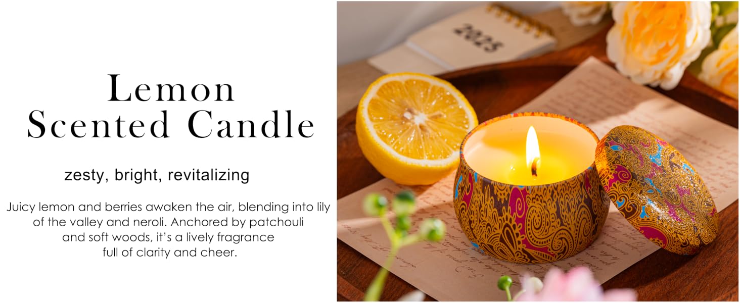 Candles for Home Scented Aromatherapy Candles Gifts Set for Women