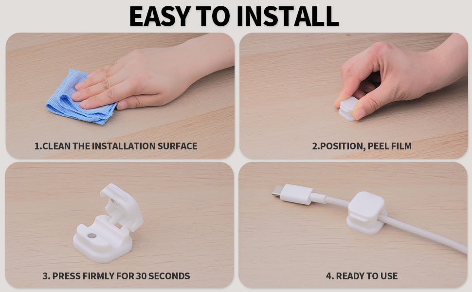 Magnetic Cable Clips