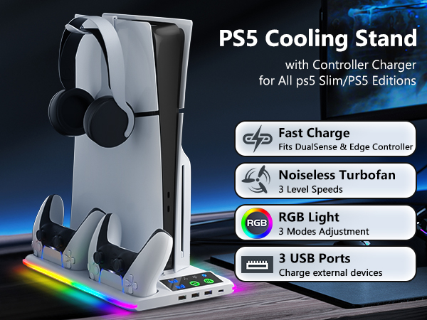 ps5 controller stand charger