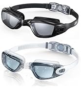 Aegend Swim Goggles, 2 Pack Swimming Goggles No Leaking Adult Men Women Youth