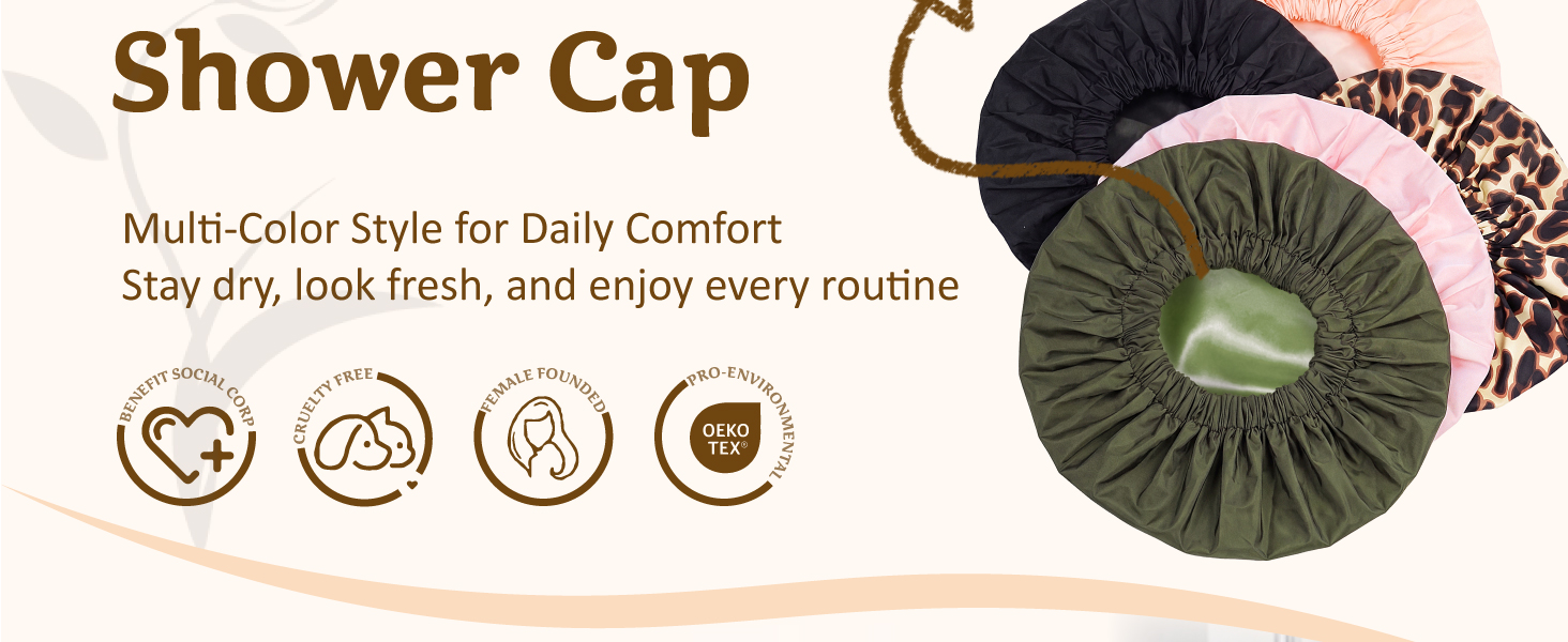reusable shower cap