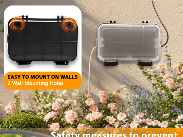 waterproof outdoor electrical box