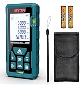 Distance Measuring Laser 165ft KEYTAPE Multifunction Measure Laser Ruler, Upgraded M/in/FT/FT+in ...