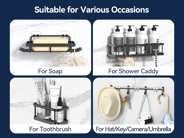 shower caddy adhesive replacement