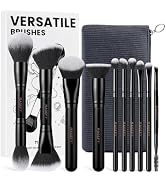 MAGEFY Makeup Brush Set 12 Pcs Double-Ended Makeup Brushes – Professional Foundation, Blending, E...