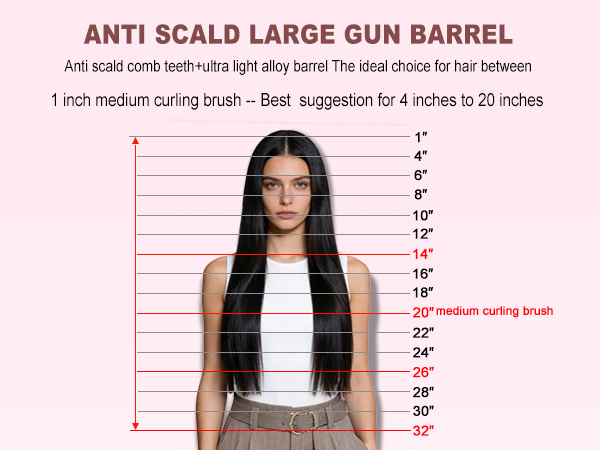 curling brush 1 inch