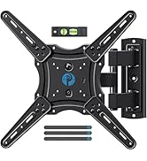 Pipishell Full Motion TV Wall Mount for 26-65 inch Flat or Curved TVs up to 77 lbs, TV Bracket Wa...