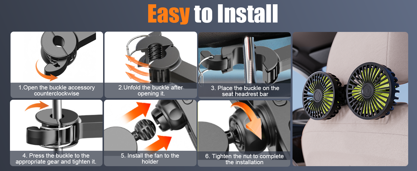 battery operated fan for car