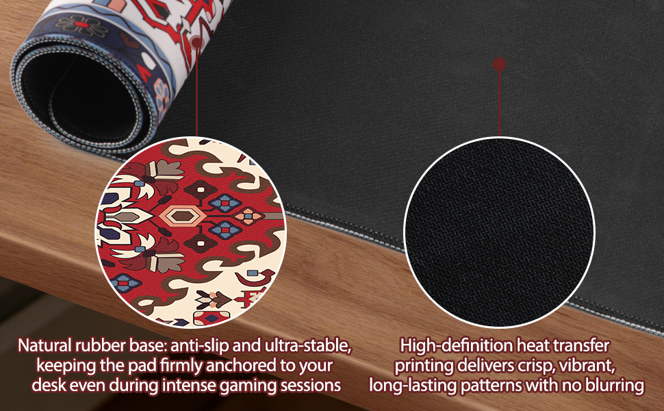 Waterproof and slip-resistant, with clear patterns