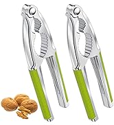 2 Pack Walnut Cracker Tools, Windspeed Heavy Duty Nut Crackers for Walnuts Pistachio Stainless St...
