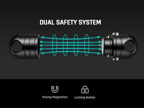 magnetic key holder detachable keychain quick release disconnect keychain