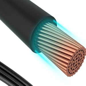 Black extension cord 100ft