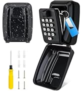 Thlevel Key Lock Box for Outside, Key Safe Wall Mounted Outdoor Waterproof Extra Large Key Box 12...