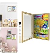 THDUJAYJAY 1Pcs Kids Art Frames 8.5x11 inch Front Opening Kids Artwork Display Frame Changeable K...