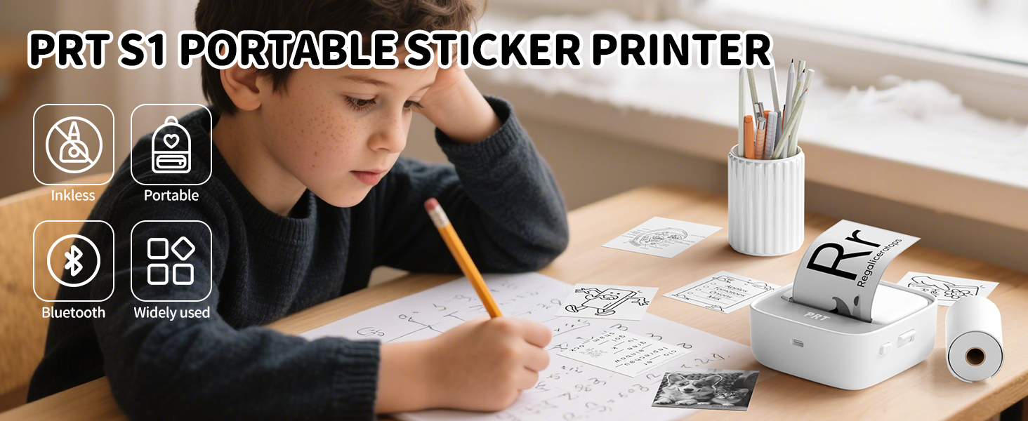 PRT S1 PORTABLE STICKER PRINTER 1-1