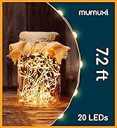 Fairy Lights Battery Operated [12 Pack], 7.2ft 20 LED Battery Operated Christmas Lights | Centerp...