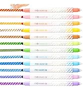 Tomorotec Magic Highlighters, Color Changing Highlight Pens Dual Tip Chisel Tip Assorted Highligh...