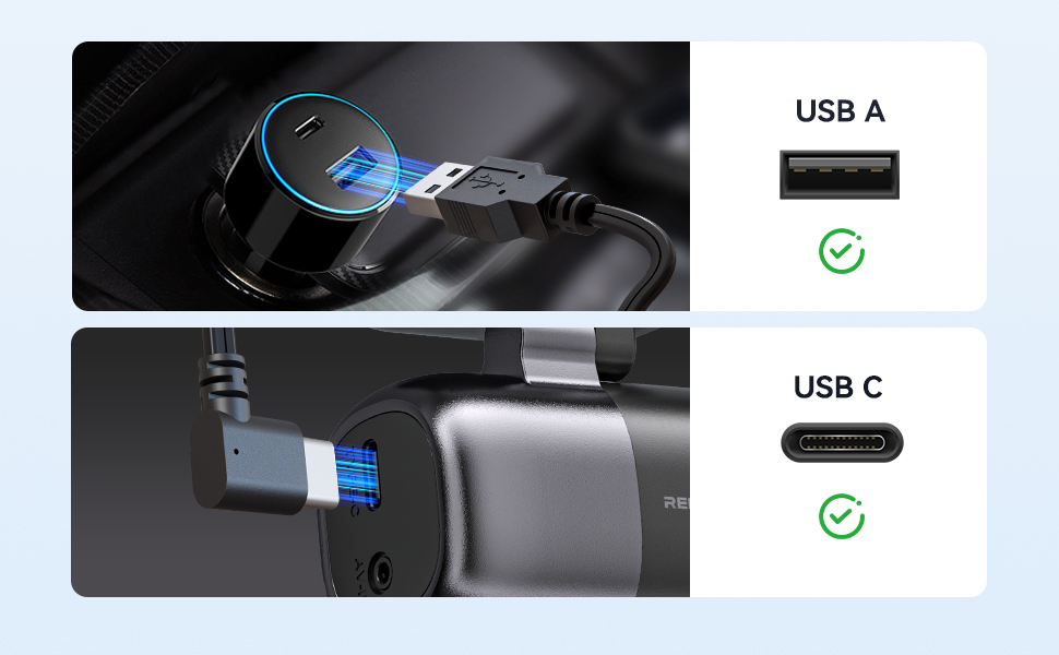 USB A-C Power Cord