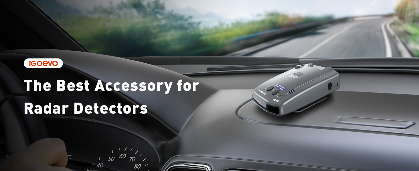 radar detector mount