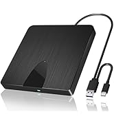 Wbacon External Blu Ray Drive, USB 3.0 and Type-C Blu Ray Burner Portable Blu Ray DVD/CD/BD Playe...