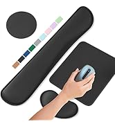 Office Ergonomic Memory Foam Computer Mouse and Keyboard Wrist Rest pad Support Carpal Tunnel, Wr...