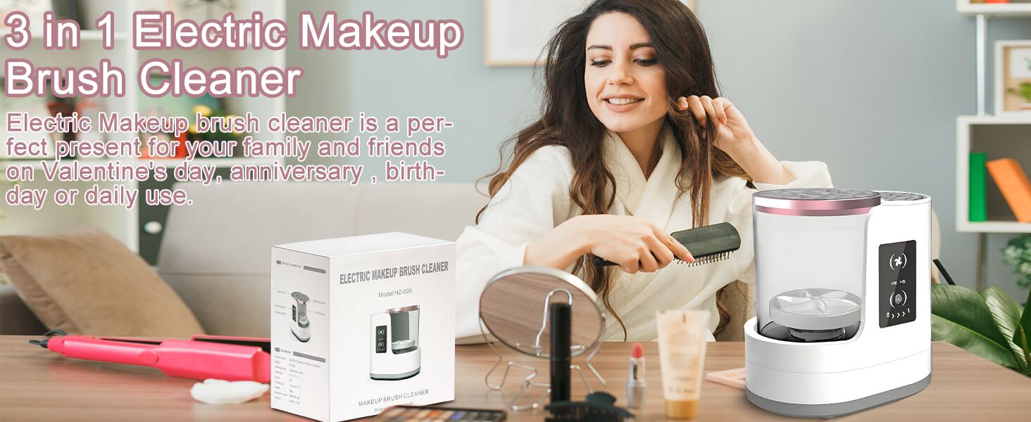 makeup brush washer machine