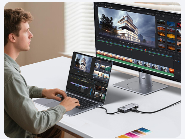 6-in-1 USB C Docking Station