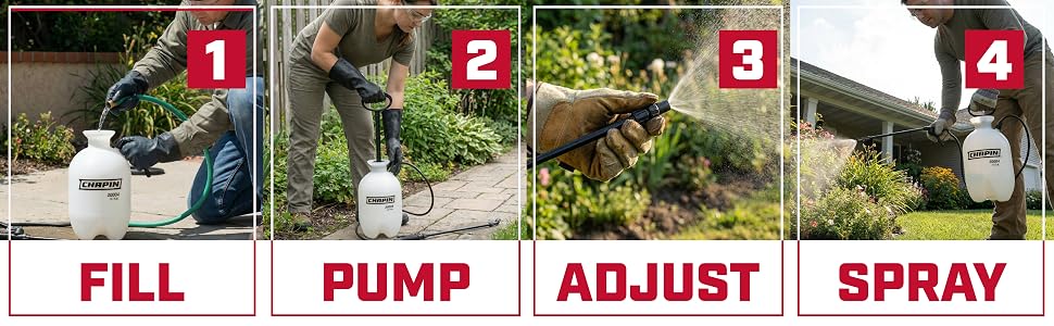 Hand Pump Sprayer weeds plants pests