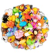 30 Pcs Rubber Ducks, Random Assortment Mini Rubber Duck Toys, Assortment Duckies for Jeeps Duckin...