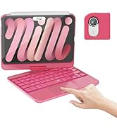 RAYMCRAFT for iPad mini 7 (A17 Pro, 2024) &amp; Mini 6 (2021) Case with Keyboard, 7 Colors Backlit Ke...