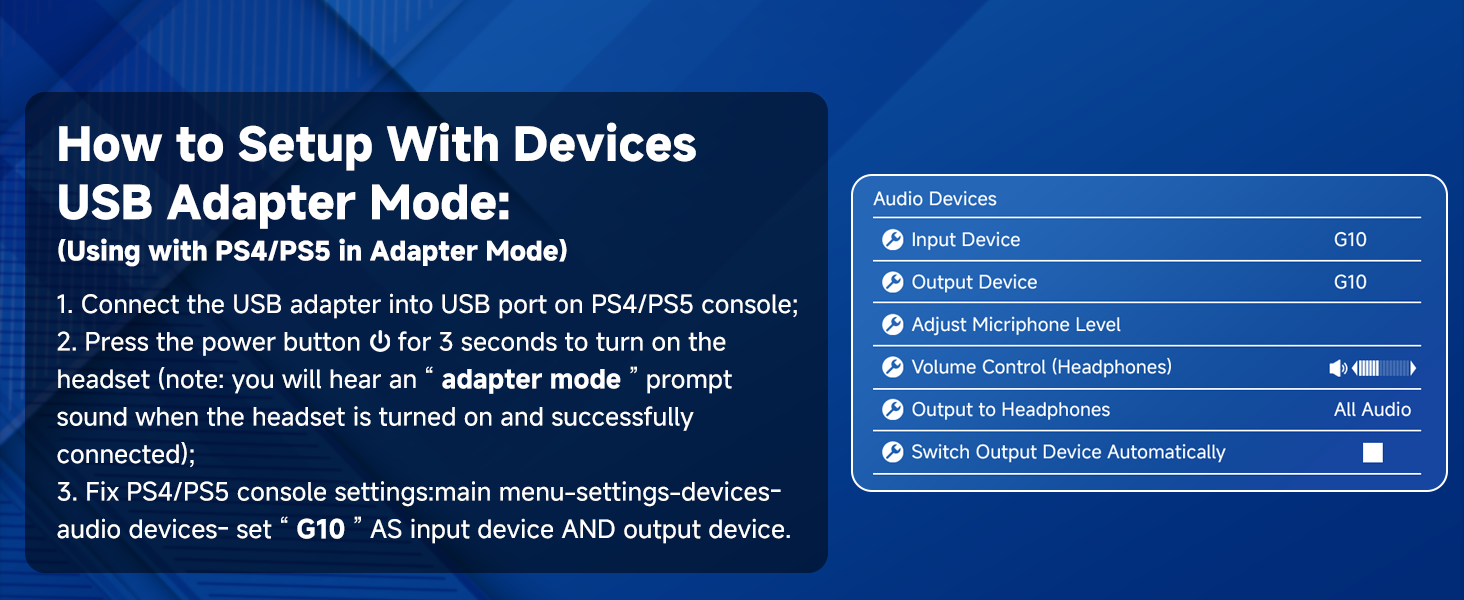 How to Setup PS4/PS5