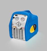 VIVOHOME 110-120V AC 60Hz 3/4HP Single Cylinder Portable Refrigerant Recovery Machine Blue
