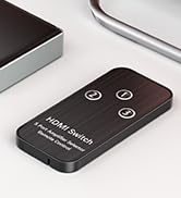 HDMI Switch 4K@60HZ, iDsonix HDMI Switch 3 in 1 Out, Aluminum HDMI Switch with Remote, HDCP 2.0 H...