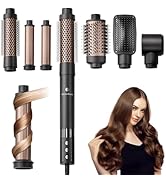 6-in-1 High-Speed Hair Dryer Brush Blow Dryer 110,000 RPM with Interchangeable Heads, Hair Stylin...