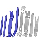 Wetado Auto Trim Removal Tool Set, 8 Pcs Auto Car Trim Tool Kit Plastic Pry Tool Kit for Car, Cli...